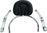 Kuryakyn Revolution Driver Backrests 8930 Backrest, Driver, Adjustable/Quick Release, Steel, Chrome, Pad, for use on Honda®, Kit thumbnail 2