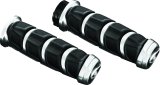 Kuryakyn Kinetic Grips 6375 Grips, Kinetic, Aluminum, Chrome, Twist, 1 in. Bar Diameter, Kawasaki, Suzuki, Victory, Yamaha, Pair thumbnail 3