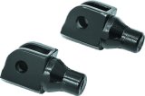 Kuryakyn Tapered Peg Adapters 8868 Foot Mounts, Adapter, Gloss Black, Honda®, Can-Am, Suzuki, Triumph, Pair thumbnail 2