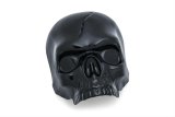 Kuryakyn Skull Horn Covers 5731 Cover, Skull, ABS Plastic, Black, Adhesive Mount, Harley-Davidson®, Each thumbnail 1