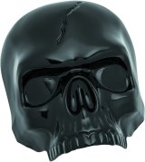 Kuryakyn Skull Horn Covers 5731 Cover, Skull, ABS Plastic, Black, Adhesive Mount, Harley-Davidson®, Each thumbnail 3