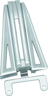 Kuryakyn Precision Upper Frame Covers 6419 Exterior Trim Accent, Cover, Aluminum, Chrome, Bolt-On, Harley-Davidson®, Each thumbnail 2