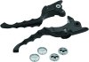 Kuryakyn Zombie Levers 1983 Brake and Clutch Lever, Zombie, Aluminum, Black Powdercoat, Harley-Davidson®, Pair thumbnail 5