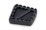 Kuryakyn Riot Brake Pedal Pads 3577 Foot Control Components, Pedal, Aluminum, Bead-Blasted Black, Textured Finish, Each thumbnail 1