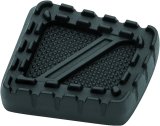 Kuryakyn Riot Brake Pedal Pads 3577 Foot Control Components, Pedal, Aluminum, Bead-Blasted Black, Textured Finish, Each thumbnail 3