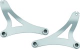 Kuryakyn Fixed Backrest Mounts 7094 Mount, Fixed, Steel, Chrome, Harley-Davidson®, Pair thumbnail 2