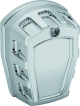 Kuryakyn Crusher Maverick Horn Covers 7474 Cover, Maverick, Aluminum, Chrome, Cowbell/Waterfall Horn, Harley-Davidson®, Each thumbnail 2