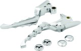 Kuryakyn Zombie Levers 6744 Lever, Brake and Clutch, Zombie, Aluminum, Chrome, Harley-Davidson®, Pair thumbnail 2