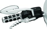 Kuryakyn Zombie Levers 6744 Lever, Brake and Clutch, Zombie, Aluminum, Chrome, Harley-Davidson®, Pair thumbnail 4