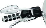 Kuryakyn Zombie Levers 6744 Lever, Brake and Clutch, Zombie, Aluminum, Chrome, Harley-Davidson®, Pair thumbnail 5
