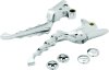 Kuryakyn Zombie Levers 6744 Lever, Brake and Clutch, Zombie, Aluminum, Chrome, Harley-Davidson®, Pair thumbnail 6