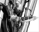 Kuryakyn Stiletto Pegs 4475 Foot Pegs, Style, Male Mount Design, Steel, Chrome, Harley-Davidson®, Pair thumbnail 1