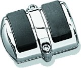 Kuryakyn Shift and Brake Pedal Pad Covers 4029 Pad, Steel, Chrome, Honda®, Kawasaki, Suzuki, Yamaha, Each thumbnail 2