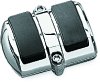 Kuryakyn Shift and Brake Pedal Pad Covers 4029 Pad, Steel, Chrome, Honda®, Kawasaki, Suzuki, Yamaha, Each thumbnail 4