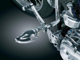 Kuryakyn Flamin' Pegs 4411 Pegs, Steel, Chrome, Flames, Hardware Included, Pair thumbnail 1