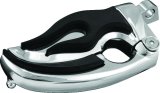Kuryakyn Flamin' Pegs 4411 Pegs, Steel, Chrome, Flames, Hardware Included, Pair thumbnail 6