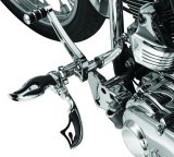 Kuryakyn Flamin' Pegs 4411 Pegs, Steel, Chrome, Flames, Hardware Included, Pair thumbnail 8