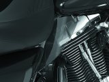 Kuryakyn AirMaster Reflective Saddle Shields 1188 Shields, Polycarbonate, Smoke Finish, Bolt-On, Harley-Davidson®, Pair thumbnail 3