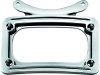 Kuryakyn Curved License Plate Frames 3162 Mounts, Steel, Chrome, Kit thumbnail 4