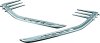 Kuryakyn AirMaster Mid-Frame Air Deflector Accents 8674 Trim Accents, Accents, Steel, Chrome, Harley-Davidson®, Pair thumbnail 9