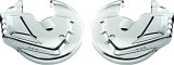 Kuryakyn Rotor Covers 7450 Covers, Front, Plastic, Chrome, Pair thumbnail 3