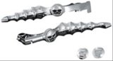 Kuryakyn Zombie Levers 7411 Levers, Zombie, Aluminum, Chrome, for use on Honda®, Pair thumbnail 1