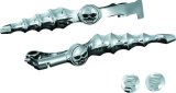Kuryakyn Zombie Levers 7411 Levers, Zombie, Aluminum, Chrome, for use on Honda®, Pair thumbnail 2