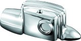 Kuryakyn Master Cylinder Covers 8653 Cover, Rear, Screw On, Steel, Chrome, Harley-Davidson®, Each thumbnail 2
