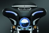 Kuryakyn Smooth Windshield Trim Strips 1387 Strips, Smooth, Steel, Chrome, Harley-Davidson®, Each thumbnail 6