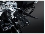 Kuryakyn Kinetic Grips 6351 Grips, Kinetic, Aluminum, Black Powdercoated, Twist Throttle Compatible, 1 in. Bar Diameter, Harley-Davidson® thumbnail 1