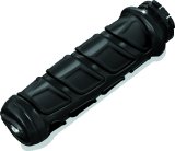 Kuryakyn Kinetic Grips 6351 Grips, Kinetic, Aluminum, Black Powdercoated, Twist Throttle Compatible, 1 in. Bar Diameter, Harley-Davidson® thumbnail 2