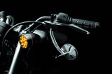 Kuryakyn Kinetic Grips 6351 Grips, Kinetic, Aluminum, Black Powdercoated, Twist Throttle Compatible, 1 in. Bar Diameter, Harley-Davidson® thumbnail 5
