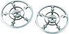 Kuryakyn Speaker Grilles 7373 Grilles, Zombie Style, Plastic, Chrome, Harley-Davidson®, Pair thumbnail 6