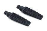 Kuryakyn Thresher Pegs 5953 Foot Pegs, Thresher, Aluminum/Rubber, Satin Black, Harley-Davidson®, Pair thumbnail 1