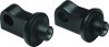 Kuryakyn Splined Peg Adapters 8896 Foot Mounts, Splined, Steel, Gloss Black, Harley-Davidson®, Pair thumbnail 4