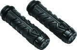 Kuryakyn Spear Grips 5753 Grips, Spear, Aluminum, Satin Black, 1 in. Bar, Indian, Pair thumbnail 2