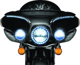 Kuryakyn LED Flat Conversion Turn Signal Inserts 5441 Inserts, Amber Bulb, Smoke Lens, Pair thumbnail 4