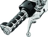 Kuryakyn Premium ISO Grips 6228 Grips, Aluminum, Chrome, 125 mm. Length, 1 in. Bars, Pair thumbnail 4