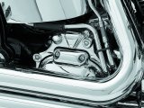 Kuryakyn Transmission Shrouds 7878 Shrouds, Steel, Chrome, Hardware Included, Harley-Davidson®, Kit thumbnail 6