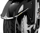 Kuryakyn Fender Tips 7321 Tips, Chrome, Plastic, Each thumbnail 1