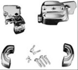 Kuryakyn Brake and Clutch Control Dress-Up Kits 9126 Handlebar Covers, Dress-Up, Chrome, Harley-Davidson®, Kit thumbnail 1