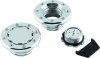 Kuryakyn Non-Vented Flush Mount Gas Caps 8310 Fuel Tank Cap, Mount, Non-Vented, Steel, Chrome, Each thumbnail 4