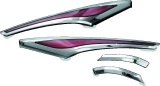 Kuryakyn LED Saddlebag Accent Swoops 3232 Lights, Swoops, LED, Red Bulb, Chrome Housing, for use on Honda®, Pair thumbnail 2
