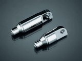 Kuryakyn Male Mount Foot Peg Extensions 8064 Mounts, Extensions, 2 1/2 in., Chrome, Pair thumbnail 1