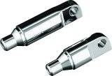 Kuryakyn Male Mount Foot Peg Extensions 8064 Mounts, Extensions, 2 1/2 in., Chrome, Pair thumbnail 3