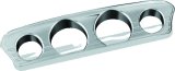 Kuryakyn Tri-Line Gauge Trim 7284 Exterior Accent, Trim, One-Piece Design, Plastic with Chrome-Look Finish, Each thumbnail 2