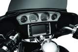 Kuryakyn Tri-Line Gauge Trim 7284 Exterior Accent, Trim, One-Piece Design, Plastic with Chrome-Look Finish, Each thumbnail 9