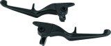 Kuryakyn Trigger Levers 1819 Lever, Brake and Clutch, Trigger, Aluminum, Black, Harley-Davidson®, Pair thumbnail 2