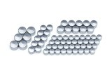 Kuryakyn Kool Kaps Bolt Covers 2464 Covers, Kaps, Engine Kit, Plastic, Chrome, Harley-Davidson®, Set of 62 thumbnail 2