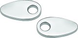 Kuryakyn Kellermann Fender Strut Cover Plates 2577 Plates, Aluminum, Chrome, Harley-Davidson®, Pair thumbnail 2